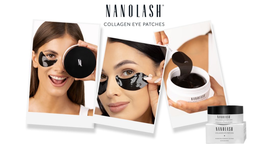 nanolash płatki pod oczy z kolagenem